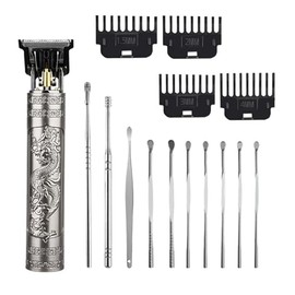 Hair Clippers for Men, Cordless Hair Clippers, Travel Small Hair Clipper, 5.9" Hair Trimmer Classical Sculpting Styling Rechargeable Hair Remover with 6 Pieces Earwax Removal Tools