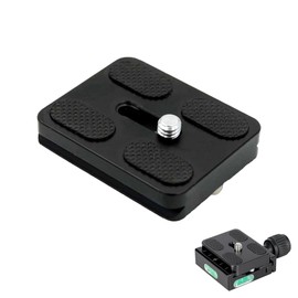 Quick Release Plate Fits Arca-Swiss Standard 50MM Tripod Mount Plate Aluminum Alloy Universal Quick Connection Plate for Dslr Camera Tripod Ballhead