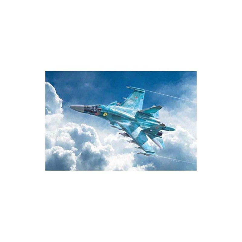 Italeri 1379 Su-27,Su-32, 1:72 SUKHOI SU-34 Fullback, Nicht bemalt, Large