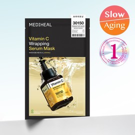 MEDIHEAL Vitamin C Wrapping Serum Mask Brightening 10ea - MEDIHEAL Vitamin C Wrapping Serum Mask Brightening 10ea