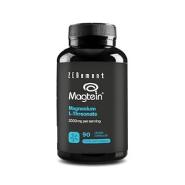 Magnesium L-Threonate 2000mg - Magtein - 90 Vegan Capsules - Zenement