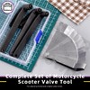 Swpeet 4Pcs 8mm 9mm 10mm Motorcycle Engine Valve Screw Adjustment