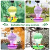 ReeYee Hummingbird Feeders for Outdoors, 20oz Plastic Humming Bird Feeder