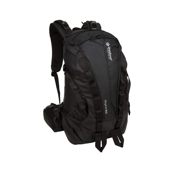 Outdoor Products Skyline Internal Frame Backpack, 28.9-Liter Storage (Black)