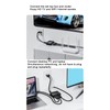 Gigabit Ethernet Splitter 1 in 4 Out 1000Mbps RJ45 Cable
