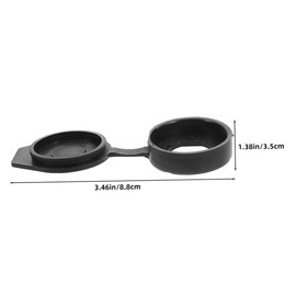 BUGUUYO 10pcs Lock Dust Cover Outdoor Distribution Cabinet Rainproof Protectors for Electrical Systems Easy Install Dust Proofing Caps Plastic Material