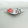 2Pc 1962 1963 Chevy Impala Belair Front Fender Emblem 3D