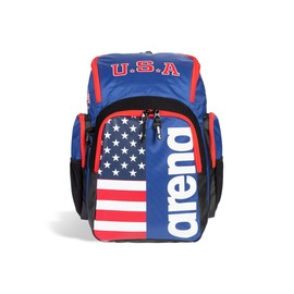 ARENA Spiky III Backpack 35 Unisex Travel Sports Gym Backpack for Men and Women, Training Gear Equipment Bag for Swimmers, 35 Liters, US Team