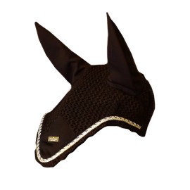 Equestrian Stockholm Ear Net Golden Brown - FULL