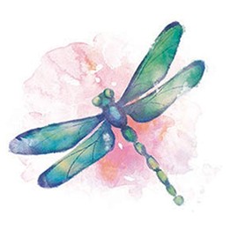 Carson Home Accents Dragonfly Single Round Car Coaster