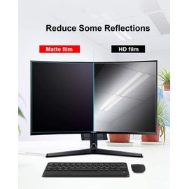 Anti Glare Screen Protector Filter for 31.5 Inch /32 Inch Monitor, Anti Blue Light Film for Straight/Curved Monitor, Relieve Eye Strain, No Bubbles (32 inch （L*W 27.87 * 15.75 inch）)