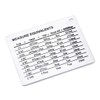 Kodbww Professional Measurement Conversion Chart Refrigerator Magnet Stainless Steel Conversions