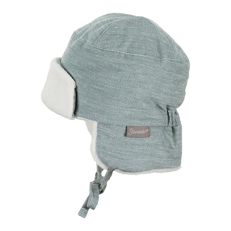 Sterntaler Baby Boys Hat Baby Aviator Hat Fine Cord, Dark