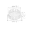 sourcing map 20Pcs 35mm/1.4in Air Vents Circular Soffit Vents, White