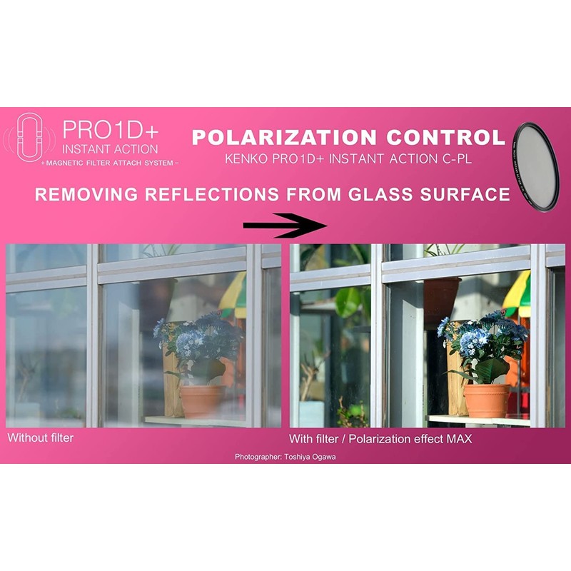 Kenko Filter for Lens PRO1D+ Instant Action C-PL Set 67
