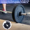 6 PCS Barbell Clips, 1 Inch/2.5CM Weight Clips Barbell Clamps