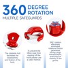 Heavy Duty Forklift Lifting Hook 6600LBS 3Ton 360° Swivel Fork