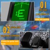 Jinlop Guitar Clip-on Tuner and Capo Set with 5 Picks