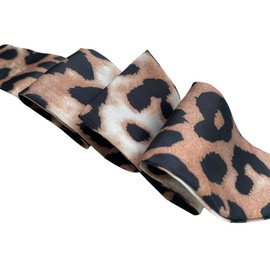 LEKTIST 2PCS Leopard Skinny Scarf Women's Fashion Scarves Leopard Handbag Scarves Leopard Accessory for Women's Fashion Scarves