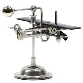 MagicTech Solar Power Windmill Black Propeller Creative Solar Car Rotating Windmill Ornaments Dynamic Interior Decoration Science Home Office Toy for Desk Physics Toy Solar Car Decoration PH12