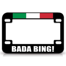 Custom Brother - BADA Bing! Italy Italian Metal Motorcycle License Frame d17