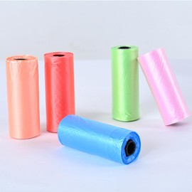 90 Count 11.6” x 9”Dog Waste Bags Rolls,Leakproof Strong & Sturdy Bags for Dogs, Doggie Bags Cats Litter Bags,Trash Bags for Doggy Pets,15 Doggy Bags Per Roll (6 rolls)