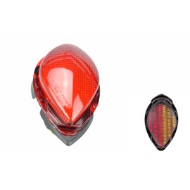Fit For Yamaha 2004-2015 XV1700 Road Star/Road Star S/Road Star Midnight Silverado/Midnight/Silverado/Silverado S; LED Rear Lamp Brake Tail Light+Integrated Turn Signal Indicators; (Red)