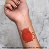 4 x 'Easter Egg Kitty' Temporary Tattoos - Water Resistant,