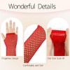 Fishnet Gloves, Mesh Gloves Fingerless for Women, 80s Outfit Woman,