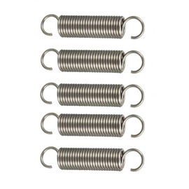 MACHSWON 5Pcs Extension Spring,Extension Spring Assortment Kit Diameter 0.047",OD 0.39",Free Length 1.97",Stainless Steel Springs,Small Spring Assortment for Home Repairs Machinery Construction