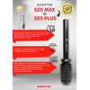 Werhe® SDS Max to Sds Plus Adapter Adapter Sds Max