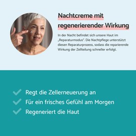 Remescar Regenerating night cream - nourishes the skin for a radiant and fresh look - repairs and moisturises - improves skin regeneration during sleep - microbiome technology