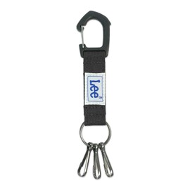 Finplus 0520655 Lee Cordura Recycled Polyester Carabiner Key Hook, Black