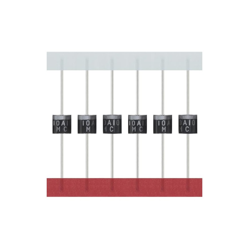 ALLECIN 30Pcs 10A10 Rectifier Diode 10A 1000V Schottky Axial Switching