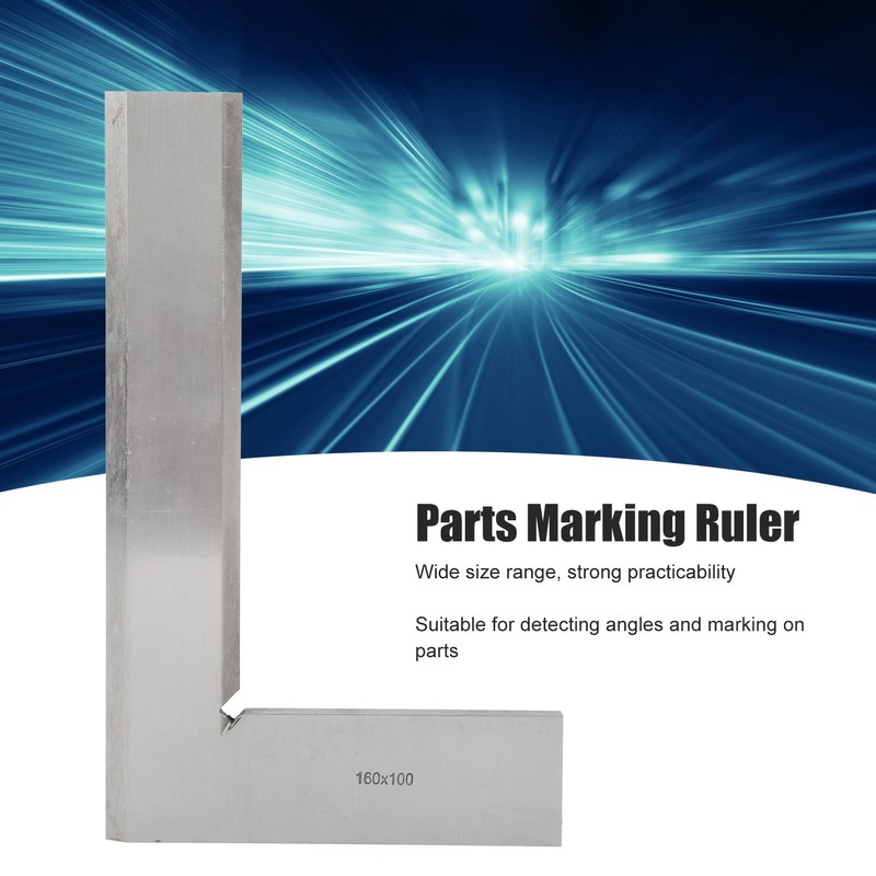 Knife Edge Ruler Stainless Steel Parts Marking 90° Square Industrial