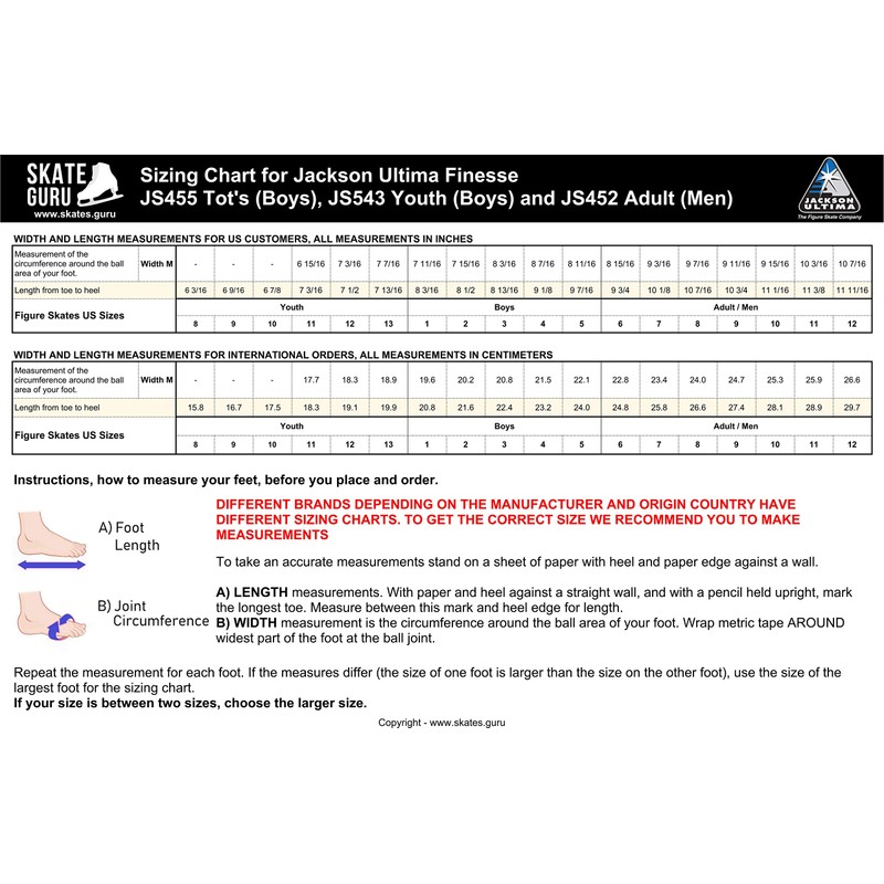 Jackson Ultima Black Figure Ice Skates for Boys/Size: Junior 4