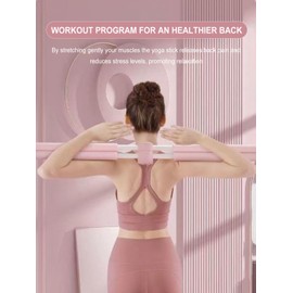 Yoga Stick - Posture Corrector Stick - Posture Rod - Back Crack Corrector - Child Adult Hump Corrector - Neck Hump Corrector - Yoga Stick Posture Corrector - Back Crack Corrector - Back Bulger31.8in