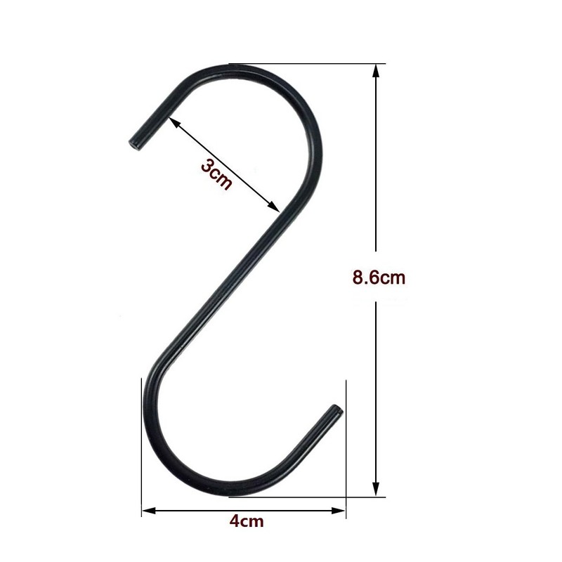 Fushing S Hooks Stainless Steel Kitchen Utensil Closet Metal Utensil