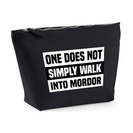 Hippowarehouse One Does not Simply Walk into Mordor Printed Make up Cosmetic wash Bag 18x19x9cm