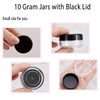 10 Gram Sample Containers with Lids, 10 Pack Sample Jars,