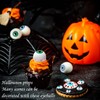 Realistic Plastic Halloween Eyeball Half Round Acrylic Eyeball Doll Making