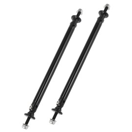 A ABSOPRO Splitter Support Rods Adjustable 150mm 5.91" Front Rear Bumper Lip Splitter Strut Rod Tie Support Bars Black (Set of 2)