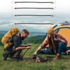 8Pcs Short Elastic Bungee Ropes Mini Bungee Straps Hooks Useful