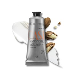 Natura - Brazil Nut Nourishing Foot Cream Nourishes and soothes dry skin, absorbs quickly Deeply moisturizes with castana oil and is cruelty-free 2.6 oz (75 g) / 내츄라 - 브라질 너트 영양 풋 크림 건조한 피부를 공급하고 진정시켜 빠르게 흡수 카스타나 오일로 깊은 보습 및 크루얼티 프리 2.6온스(75g)