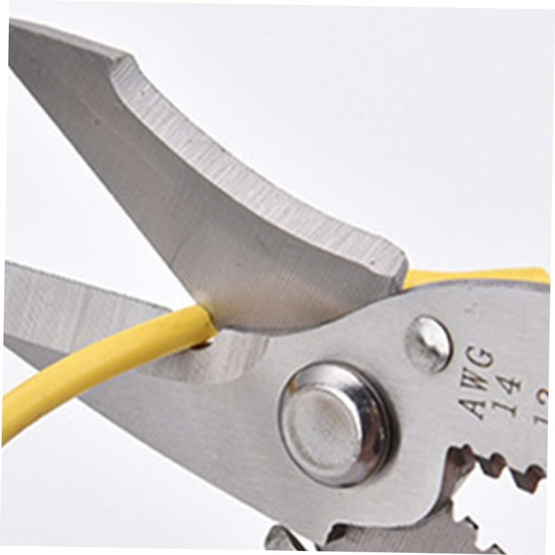 COHEALI Multi Function Wire Stripping Cutter Versatile Cable Nipper for