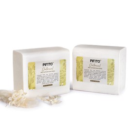 Pifito - Base de jabón de glicerina vegetal natural para derretir avena y verter, 2 lbs, 1                                                            
