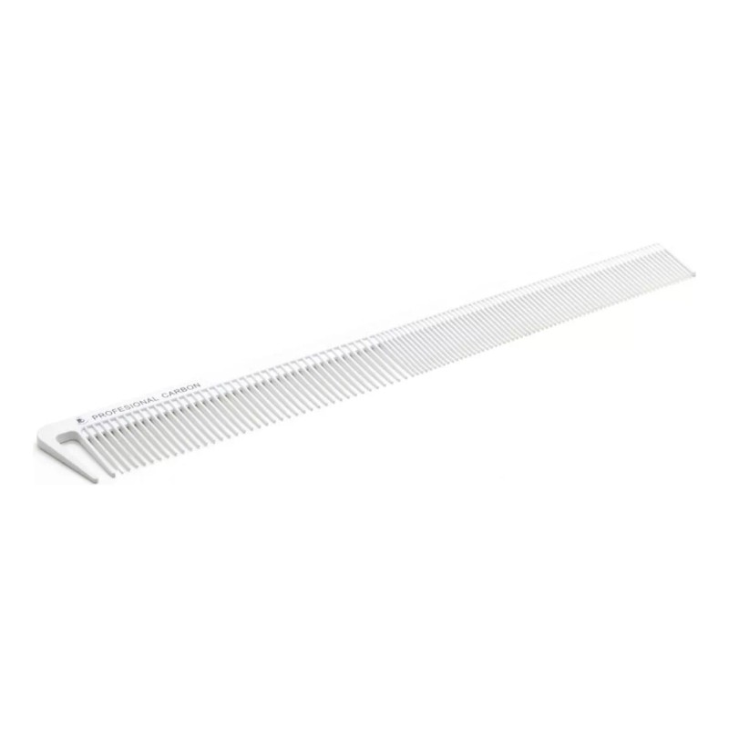 Lobo Profesional Peine Con Regla Resistente Al Calor Cerámica/carbón 1pz