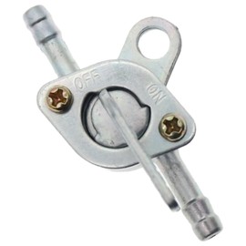6mm Fuel Tap Switch, Aluminum Fuel Shut Off Valve, Motorcycle Fuel Tank Tap for 90 110 120 125 140 Pit Dirt Quad Motorcycle Replacement Accessories