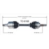 SurTrack TO-8168 CV Axle Shaft