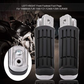Universal Motorcycle Foot Pegs, Universal Pair of Front Motorcycle Foot Pegs for XJR400/1200/1300/FZ400